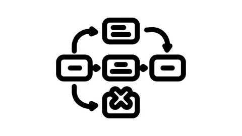 Guerrilla testing ux ui design line icon animation Stock Footage 326757000