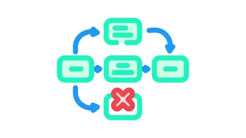 Guerrilla testing ux ui design color icon animation Stock Footage 327264441