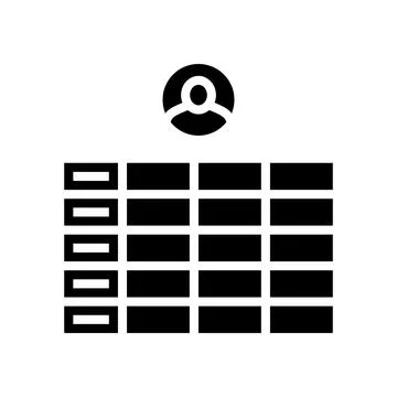 Guerrilla testing ux ui design glyph icon vector illustration Stock Illustration