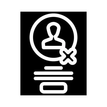 Guerrilla testing ux ui design glyph icon vector illustration Illustrazione stock