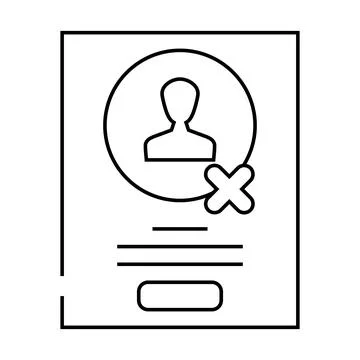 Guerrilla testing ux ui design line icon vector illustration Illustrazione stock