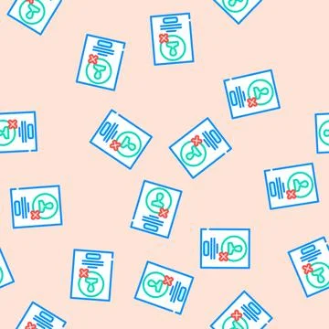 Guerrilla testing ux ui design vector seamless pattern イラスト素材