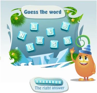 Guess the word Stock Illustration