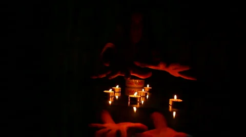 Guessing on the night of Christmas Stock Footage 989186