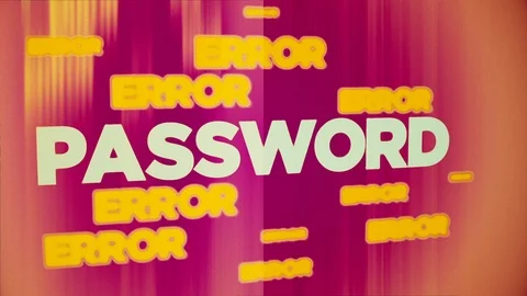 Guessing Password Script - Code Braking Gets Access Data -  Security Stock Footage 117703173