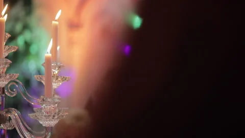 Guest toast at the festive table Stock Footage 167293892