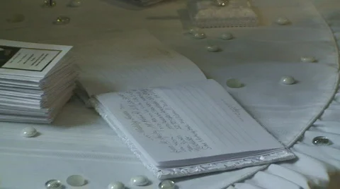 GuestBook01 Stock Footage 559072