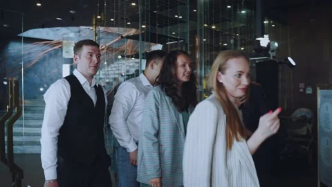 Guests come to the banquet Stock Footage 221627207