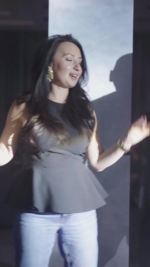 Guests dance and sing at the Ferienpark Hotel. Stock Footage 331655868