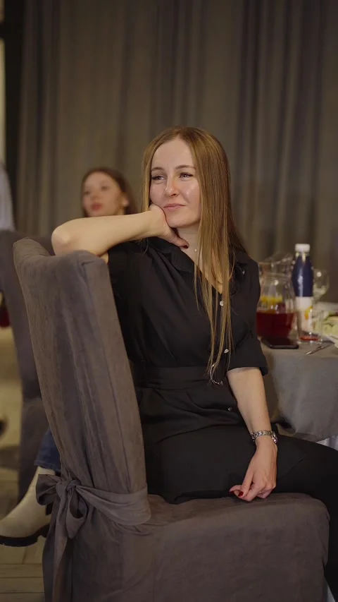 Guests dance and sing at the Ferienpark Hotel. Stock Footage 331656000