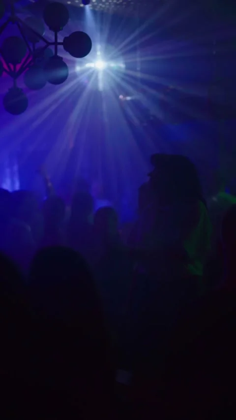 Guests dance and sing at the Ferienpark Hotel. Stock Footage 331868816