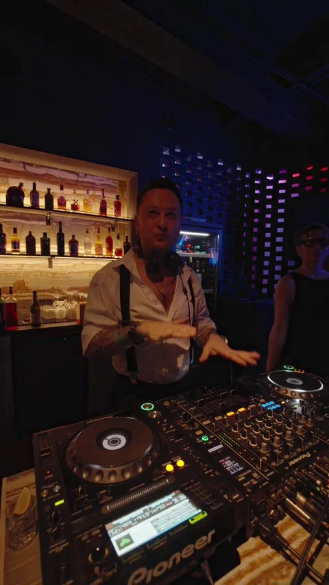 Guests dancing at the Matrix club Stock Footage 331573358