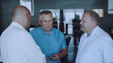 Guests at the wedding before it starts Stock Footage 203585255