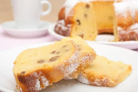 Gugelhupf cake Stock Photos