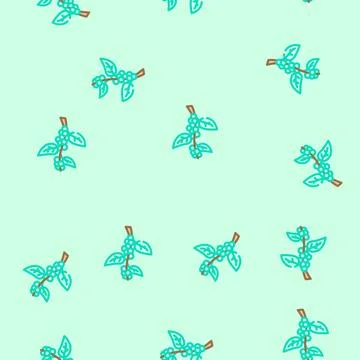 Guggul ayurvedic herb vector seamless pattern Stockillustratie
