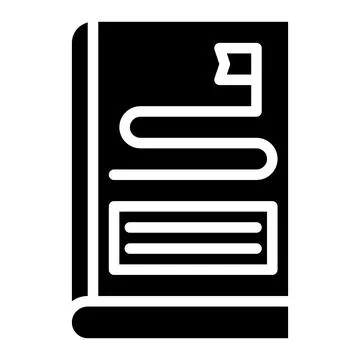 Guid Line Vector Icon Design Illustration Illustrazione stock