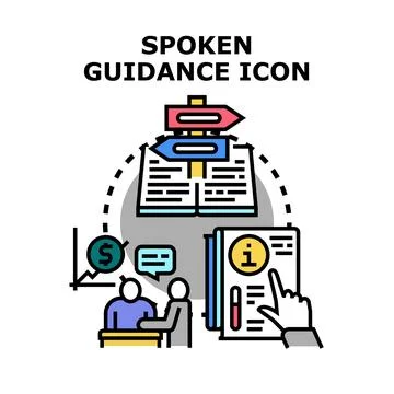 Guidance and advice for business problem solving Stock Illustration