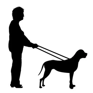 Guide dog Stock Illustration