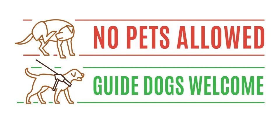 Guide dog image Stock Illustration