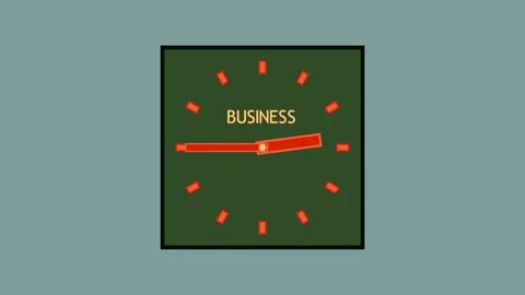 This guide explains time management in business using clock visuals. Viewers can Stock Footage 339293154