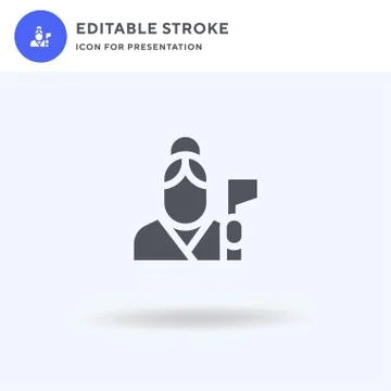 Guide icon vector, filled flat sign, solid pictogram isolated on white, logo Stock Illustration