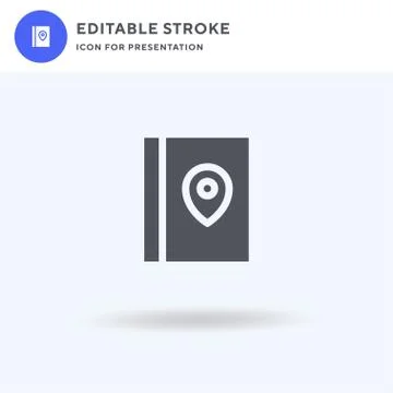 Guide icon vector, filled flat sign, solid pictogram isolated on white, logo Stock Illustration