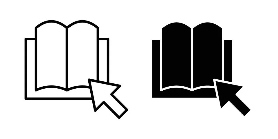 Guide icon vector, symbol, logo illustrations Stockillustratie