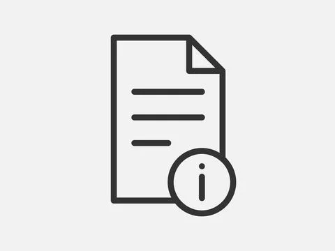 Guide icon vector, user manual. Service information document, instruction. Stock Illustration