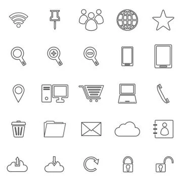 Guide line-aum Illustrazione stock