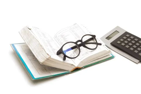 Guide, plan, book with the street map of a city Foto stock