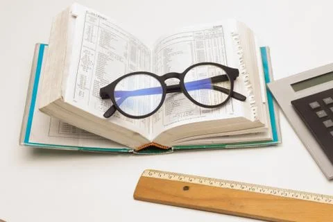 Guide, plan, book with the street map of a city Stock Photos