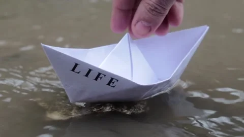 Guide the ship of destiny. Help yourself Stock Footage 151557659