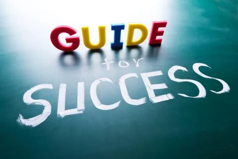 Guide for success concept Stock Photos