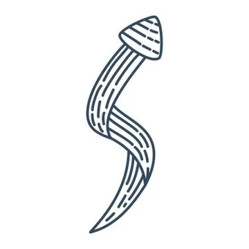 Guide Way Arrow Direction collection Vector outline Stock-Illustration