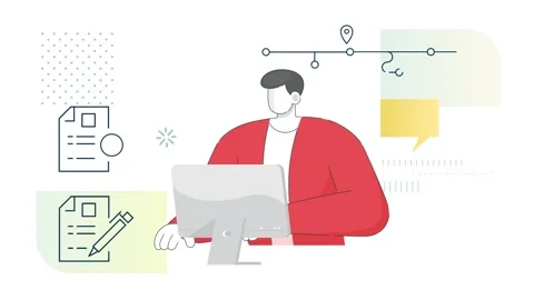 Guided Application Processing Utility - Document Verification Process Video stock 282530628