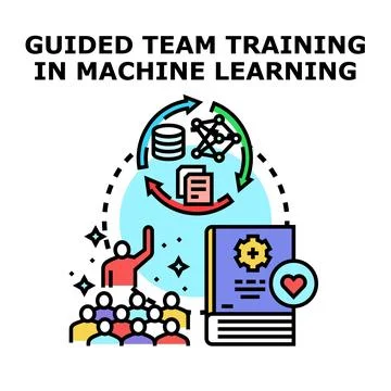 Guided team training in machine learning development process イラスト素材