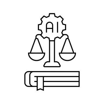 Guidelines document line icon vector illustration Stock Illustration