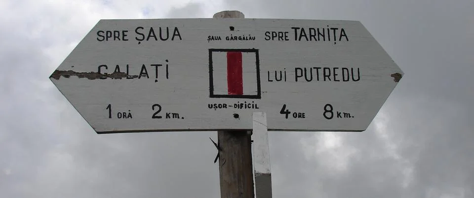 Guidepost Foto stock