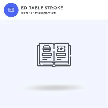 Guides icon vector, filled flat sign, solid pictogram isolated on white, logo Stockillustratie