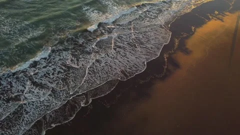 Guiding Light: A Sunset Drone Odyssey - Multi-shot Aerial Showcase Stock Footage 170096743