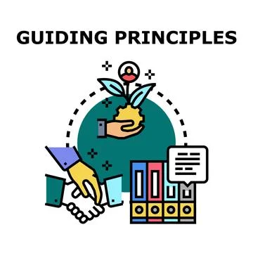 Guiding principles for business development and ethical collaboration イラスト素材