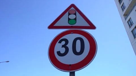 Guiding the Way: Decoding Traffic Signals Video stock 247891038