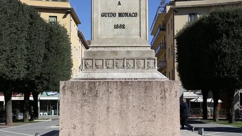 Guido Monaco Arezzo Stock Footage 73426777