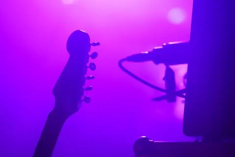 Guiitar head Stock Photos