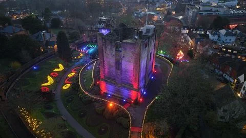 Guildford castle Stock Photos