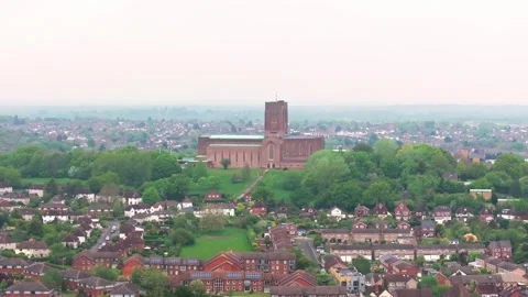Guildford Cathedral in Surrey Stock Footage 274233045