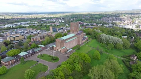 Guildford Cathedral in Surrey Stock Footage 274233050