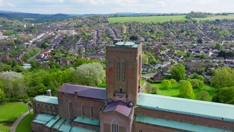 Guildford Cathedral in Surrey Stock Footage 274233055