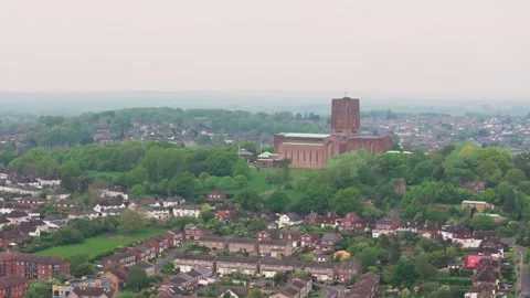 Guildford Cathedral in Surrey Stock Footage 274233075