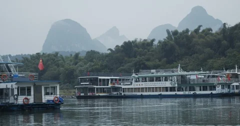 Guilin, China Li River Stock-Footage 99787705